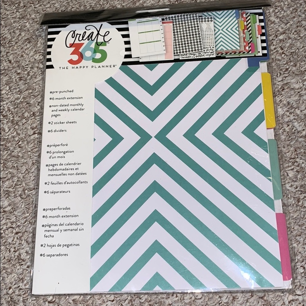The happy planner 6 month extension set